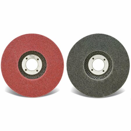 CGW ABRASIVES Economy Fiberglass Backed Unitized Depressed Center Wheel, 4-1/2 in Dia, Aluminum Oxide Abrasive 72073